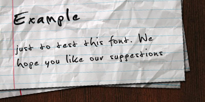 Handwritten Fonts