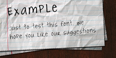 Handwritten Fonts