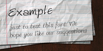 Handwritten Fonts