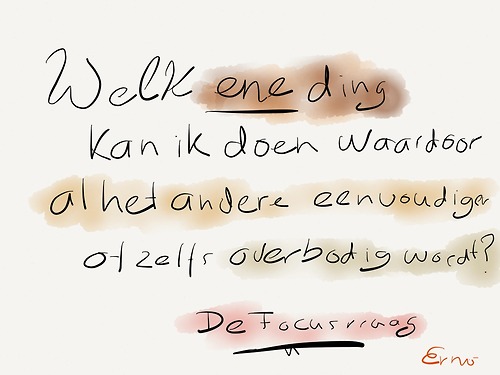 welk ene ding