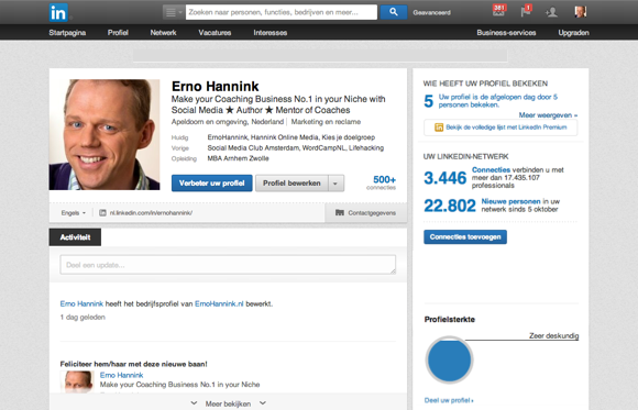 LinkedIn voor de business coach