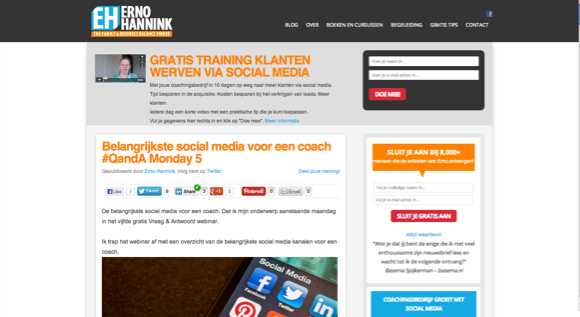 Van website naar Power Platform voor de coach