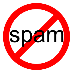 no spam!