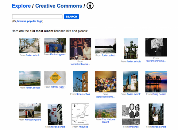 Flickr Creative Commons