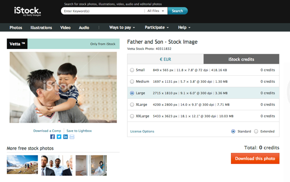 iStock Lightbox